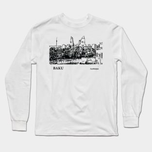 Baku Azerbaijan Long Sleeve T-Shirt